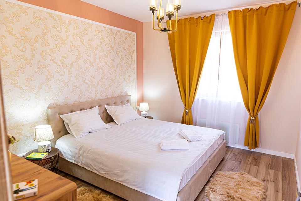 Dormitor Cabana Cozy Living la muntele Belis